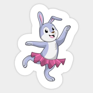 Rabbit as Ballerina at Ballet Sticker